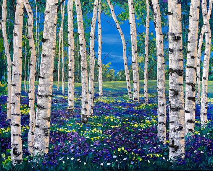 Spring Wishes 48x60